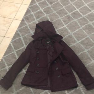 Celebrity pink pea coat size small Never been worn